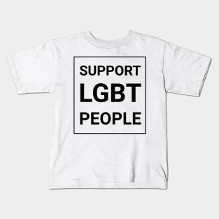 Support LGBT People Kids T-Shirt